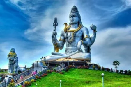 Murudeshwar Temple and Lord Shiva Statue
